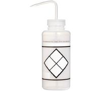 SP Bel-Art Bouteilles LYOB à large bouche 2 couleurs ; 1000 ml, polyéthylène avec bouchon en polypropylène naturel (F11646-3832)