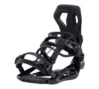 SP Bindings Fixations de snowboard Base Black - Taille L - Couleur : noir - Système Fastec breveté - Hybride avec entrée rapide + sangle - Performance + confort - Pour homme et femme