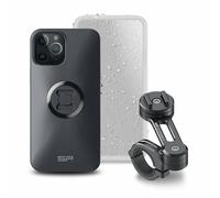 Pack complet SP-CONNECT Moto Bundle fixé sur guidon iPhone 12 Pro Max