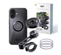 SP CONNECT Kit moto avec module anti-vibration | SPC+ | Compatible avec iPhone 16 | Support de téléphone portable pour moto, cyclomoteur | Support gadget pour GPS