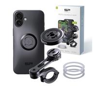 SP CONNECT Moto Bundle avec module anti-vibration | SPC+ | compatible avec iPhone 16 Plus | Support de téléphone portable pour moto, vélo, scooter | Support de gadget pour GPS