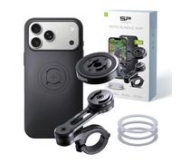 SP CONNECT Moto Bundle avec module anti-vibration | SPC+ | compatible avec iPhone 17 Pro Max | Support de téléphone portable pour moto, vélo, scooter | Support de gadget pour GPS