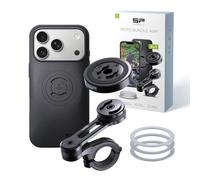 SP CONNECT Moto Bundle avec module anti-vibration | SPC+ | compatible avec iPhone 17 Pro | Support de téléphone portable pour moto, vélo, scooter | Support de gadget pour GPS