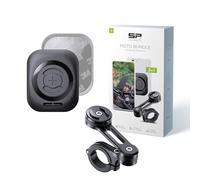SP Connect Support Universel de Téléphone Portable pour Moto - Support Smartphone pour Moto et Cyclomoteur - Verrouillage Rotatif, Prise en Pince Solide - Accessoire pour Motards
