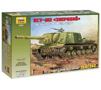 SP GUN ISU-152 CHAR 1:35 KIT DE MODÈLE EN PLASTIQUE ZVEZDA