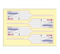 SP INTERNATIONAL - Self-adhesive label for seal containers with pins, package 1100 pieces, 37334