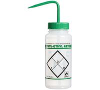 SP Scienceware Bel-Art F11646-0611 Lot de 6 flacons de toilette à ouverture large en polyéthylène avec bouchon en polypropylène Vert 500 ml