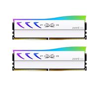 SP Silicon Power DDR5 32 Go (2x16 Go) Storm RGB 6000 MT/s (PC5-48000) 288 broches CL36 1,35 V UDIMM Module de mémoire RAM pour ordinateur de bureau SP032GXLWU60FFDL Blanc