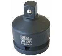 SP TOOLS SP24356 - Augmentateur à chocs 3/4'' F x 1'' M - 3/4F x 1M - Conçu pour les Professionnels - Cliquets - Douilles - Accessoires - Douilles à chocs 3/4''