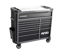 SP TOOLS SP42355D - Servante XL 13 tiroirs - Noir - Protection des Coins - Glissières à Roulement à Billes - Idéal Atelier Mécanique, Auto, Garage - Gamme Tech Series - Qualité Professionnelle