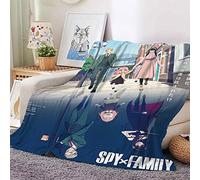 SP-Y x FAMI-LY Plaid Canape, Anime Couverture Canape, Confortable et Chaude, Flanelle Plaid, Convient à Toutes Les Saisons-A||130x150CM