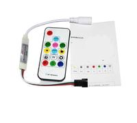 SP103E DC5V WS2812B DC12V 2811 WS2801Mini contrôleur de bande lumineuse LED RVB numérique 14 touches télécommande sans fil 2048 pixels LED bande lumineuse pixel(DC5V 2801)