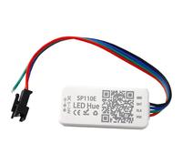 SP110E Contrôleur Bluetooth VIPMOON DC5-24V Contrôleur de Lumière Bluetooth Application iOS/Android intelligente 1024 pixels pour WS2811 WS2812B,WS2813,SK9822,APA102 Lumière de bande à LED RGB/RGBW
