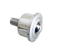 SP12 FL Heavy Universal Ball Wheel Casters with Screw Universal Bearing High Load Bearing 360 Degrees Free Rotation 1Pcs Casters(Sp22-fl)