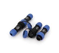 SP13 Series Waterproof IP68 In-Line Male and Female Circular Aviation Cable Plug Connector EKFBQBGW(4Pin Male and Female)