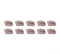 SP200 PC9030 Lot de 10 inserts de rainurage en carbure de tungstène 2 mm de large pour tournage et séparation CNC Compatible avec porte-outils MGEHR/L