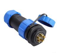 SP21 Industrial IP68 Connecteur aviation étanche avec plusieurs broches 2 à 12 pour application de prise de panneau dans les équipements robotiques, marins et électriques (5 broches)