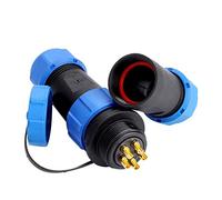 SP21 IP68 Prise 2/3/4/5/7/9/12 broches pour prise aviation câble connecteur Plasti Aviation Fiche IP68 Installation fil à fil 110-380 V Emballage socialme-eu (5 broches)