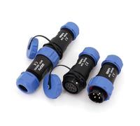 SP21 Series Waterproof IP68 Male and Female In-Line Circular Cable Plug Connector NWPNLXEA(12P Male and Female)