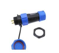 SP2110 SP2112 back nut waterproof connector SP21 2pin 3pin 4pin 5pin 7pin 9pin 12 pin IP68 connectors plug and socket NWPNLXEA(2 pin)