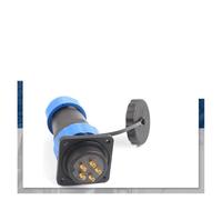 SP28 Square With Hole Industrial Aviation Plug and Socket Connector 2/3/4/5/6/7/9/10/12/14/16/19/22/24/26 Pin NWPNLXEA(SP28-5S)