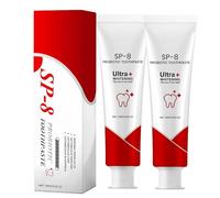 Sp8 Dentifrice probiotique, blanc brillant, dentifrice probiotique, nettoyage en profondeur, dentifrice pour enlever les taches, rafraîchit l' , la santé des gencives, dentifrice doux bien-être