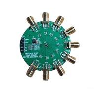 SP8T Module de commutation RF 50 KHz-6 GHz Faible perte d'insertion 1 dB à 1 GHz Forte isolation 20 dB à 2,7 GHz DC 2,5-5 V Alimentation compacte 60 x 55 mm PCB pour réseaux d'antennes bancs de test