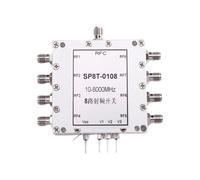 SP8T pour Commutateur RF 10 MHz-8 GHz, Commutateur RF Unipolaire à Huit Positions, Commutateur de Signal Micro-Ondes pour Radioradar