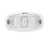SPA 2 places blanc perlé avec bâche - 14 jets - L210 x P110 x H74 cm - Système BALBOA - SAMOA IV