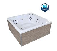 Spa acrylique square wave 2 netspa - carré 5 places