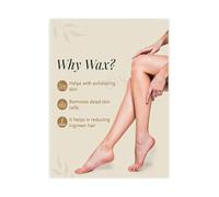 Spa and Salon Wall Art Waxing Benefits Educational Poster for Hair Removal Client Education(Framed,08x12inch(20x30cm))
