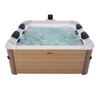 Spa carré 140 cm x 140cm AMBER 6 places