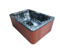 Spa "Fidji" 4 places - Cuve gris - système Balboa + station d'Iphone intégré - 210x152x81 cm