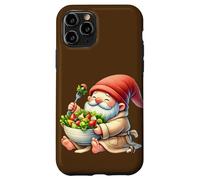 Spa Gnome In Bathrobe With Big Salad Bowl For Summer Break Coque pour iPhone 11 Pro