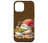 Spa Gnome In Bathrobe With Big Salad Bowl For Summer Break Coque pour iPhone 12 Pro Max