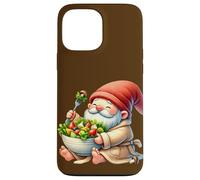 Spa Gnome In Bathrobe With Big Salad Bowl For Summer Break Coque pour iPhone 13 Pro Max