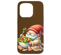 Spa Gnome In Bathrobe With Big Salad Bowl For Summer Break Coque pour iPhone 15 Pro