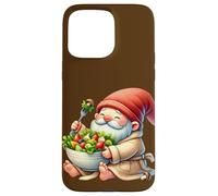 Spa Gnome In Bathrobe With Big Salad Bowl For Summer Break Coque pour iPhone 15 Pro Max