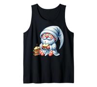 Spa Gnome In Bathrobe With Sandwiches For Summer Vacation Débardeur
