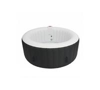Ospazia Spa gonflable rond 6 personnes – Jusqu'à 40°C, prêt en 5 min, couverture et filtre inclus