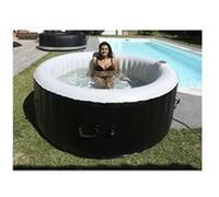 Spa gonflable 6 places rond - Ospazia - Diamètre : 208 cm - Filtre et bâche inclus Noir G