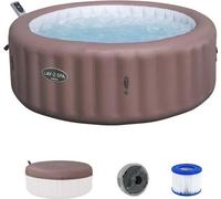 Spa gonflable BESTWAY - Lay-Z-Spa Hawaii - 140 airjets - 196 x 71 cm - 4 a 6 places - Rond (couverture, cartouche, diffuseur)