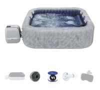 Bestway Lay-Z-Spa Spa gonflable San Francisco HydroJet Pro avec contrôle à distance pour 5 à 7 personnes