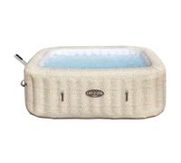 Spa gonflable BESTWAY - Lay-Z-Spa Rome - 180 airjets - 201 x 201 x 71 cm - 5 à 7 places - Carré (couverture, cartouche, diffuseur)