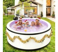 Spa Gonflable de Luxe pour 2 à 6 Personnes, Bain à Remous Portatif d‘Extérieur avec Chauffage Rapide, Massage à 180 Jets à Bulles, Installation Facile pour Détente au Jardin et sur Terrasse L
