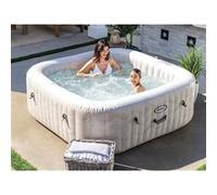Spa gonflable PureSpa Chevron carré Bulles 6 places - Intex