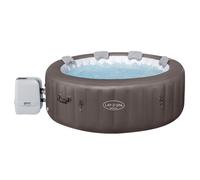 Bestway - Spa Gonflable Dominica Smart HydroJet Efficacité énergétique avec Application de contrôle pour 4 à 6 Personnes - 196 cm x 196 cm x 71 cm - Marron
