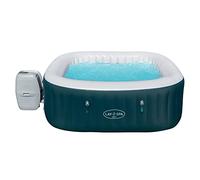 Spa gonflable BESTWAY - Lay-Z-Spa Ibiza Airjet - 180 x 180 x 66 cm - 4/6 places - Carré (+ couverture, cartouche, diffuseur)