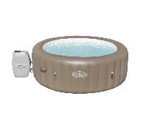 Spa Gonflable Lay-Z-Spa® Palm Springs, 4/6 Places, diamètre 196 x 71 cm, 140 Jets d'air, Couverture Isolante, Filtration à Cartouche, diffuseur Chemconnect™
