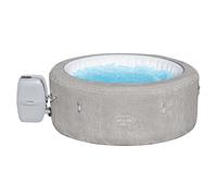 Spa Gonflable Lay-Z-Spa Zurich EnergySense™, 2 à 4 Personnes, 180 x 66 cm, 120 Airjet™, Couverture et Liner isolants, Filtration à Cartouche et diffuseur Chemconnect™